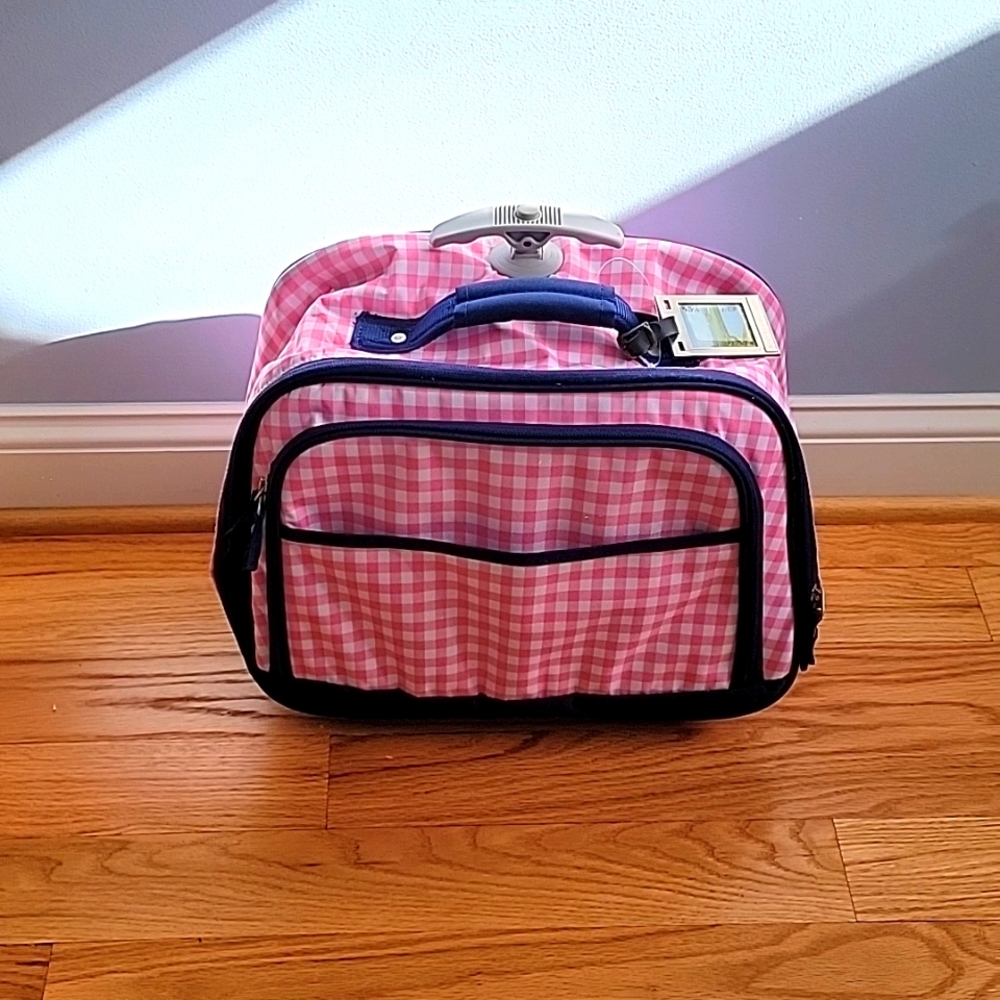 Pottery Barn Kids small rolling suitcase
